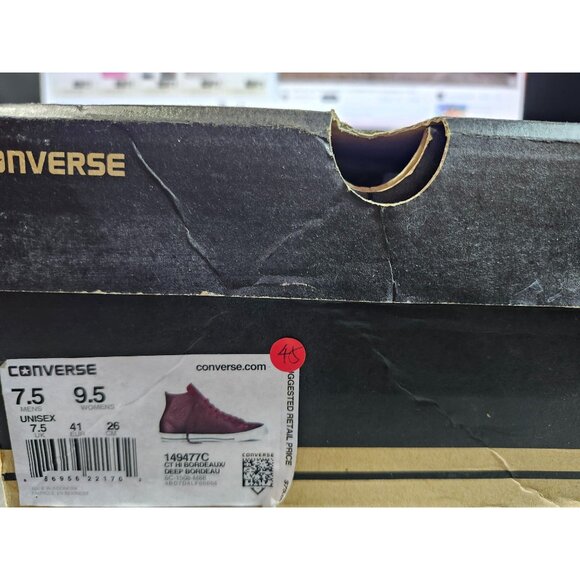 Connvser Deep bordeau Men 7.5 W 9.5 - Picture 4 of 7